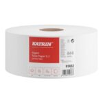 KATRIN Plus Gigant Toilet S2 18 cm-es, cellulóz, 100 m-es tekercses, 2 rétegű WC-papír